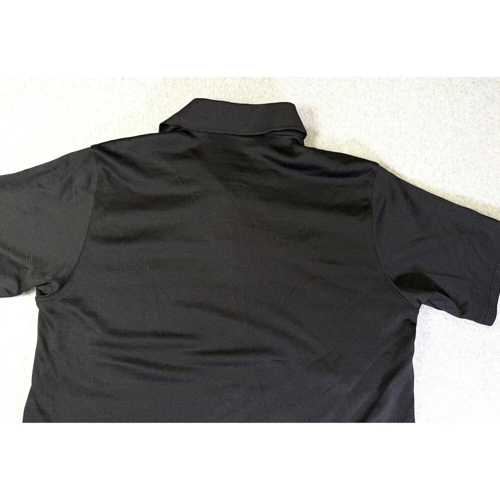 adidas Men's Black SMU Polo Shirt Performance Short Sleeve Collared Top 21.5